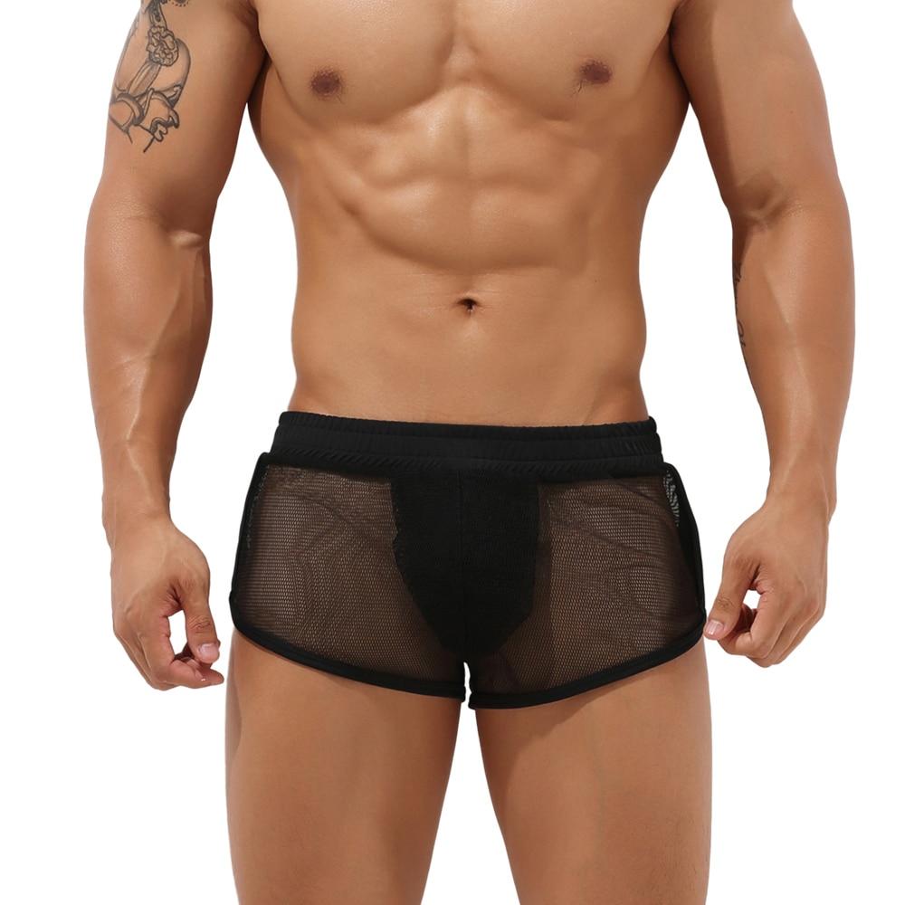 Mesh Hideaway Running Shorts | dmunderwear