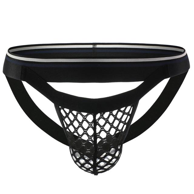 Mesh Hollowfront Net Jockstrap | dmunderwear detail image 7
