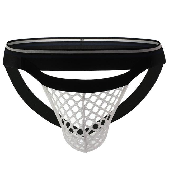 Mesh Hollowfront Net Jockstrap | dmunderwear detail image 9