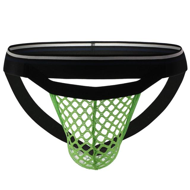ORVLS Mesh Hollowfront Net Jockstrap | dmunderwear detail image 5