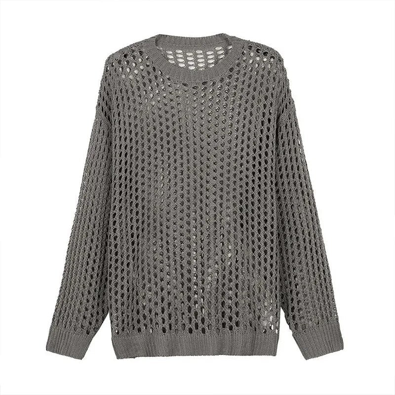 Mesh Knit Sweater | dmunderwear detail image 9