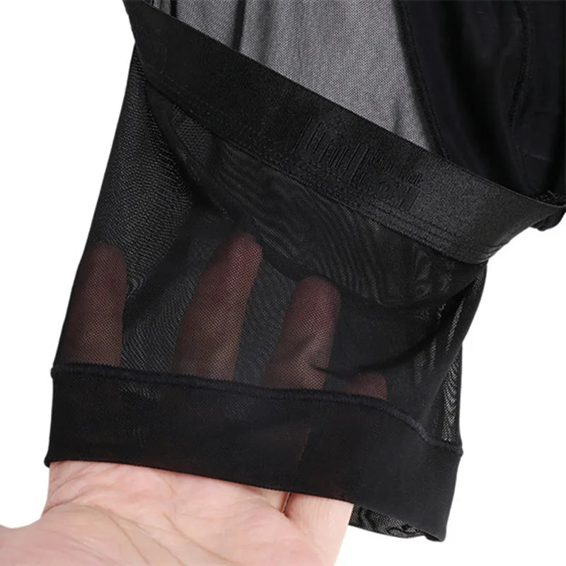 Mesh Mischief Jockstrap Boxer Briefs | dmunderwear detail image 4