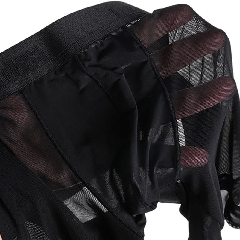 Mesh Mischief Jockstrap Boxer Briefs | dmunderwear detail image 5