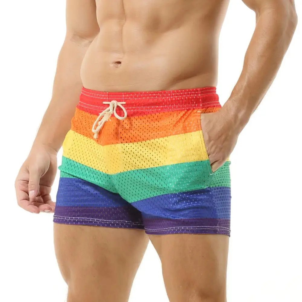Mesh Rainbow Board Shorts | dmunderwear product image 4