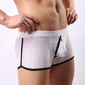 Mesh Ringaround Boxer Briefs | dmunderwear detail image 2