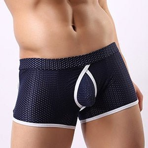 ORVLS Mesh Ringaround Boxer Briefs | dmunderwear detail image 5