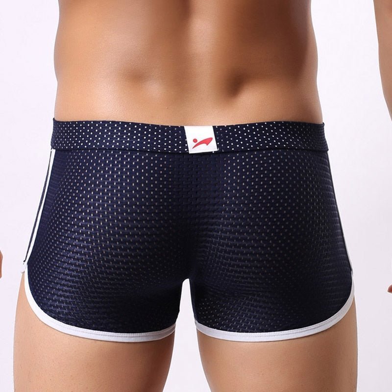ORVLS Mesh Ringaround Boxer Briefs | dmunderwear detail image 6