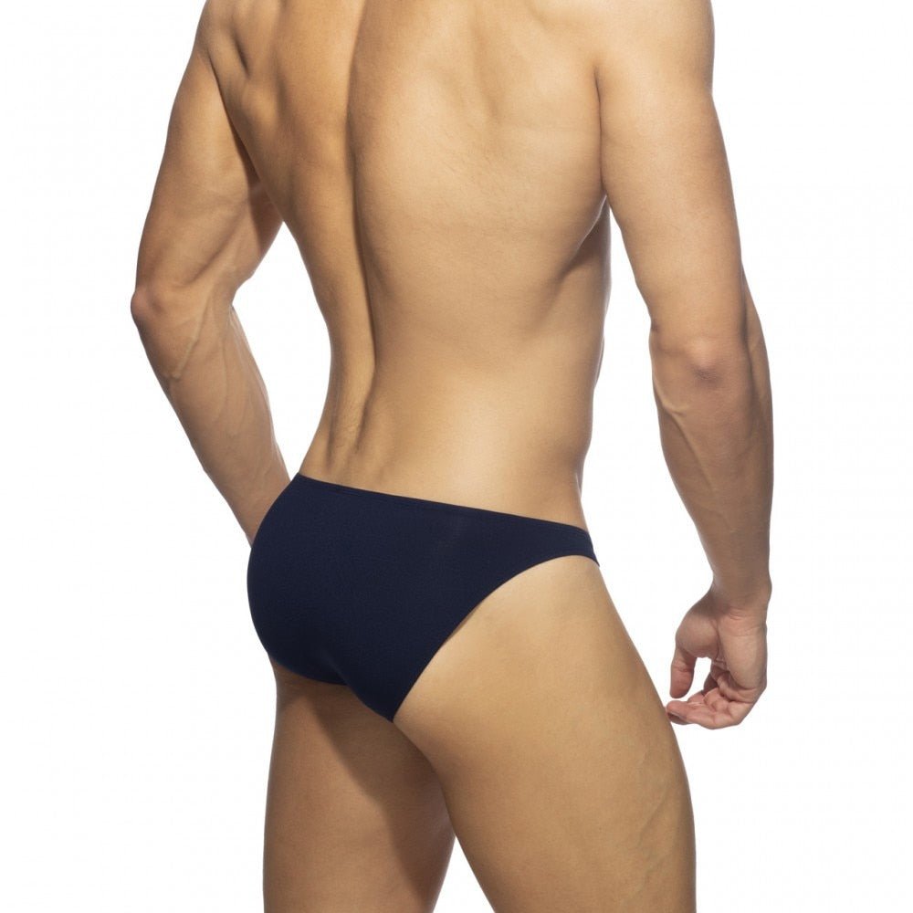 ORVLS Mesh Skinny Two-toned Swim Briefs | dmunderwear detail image 4