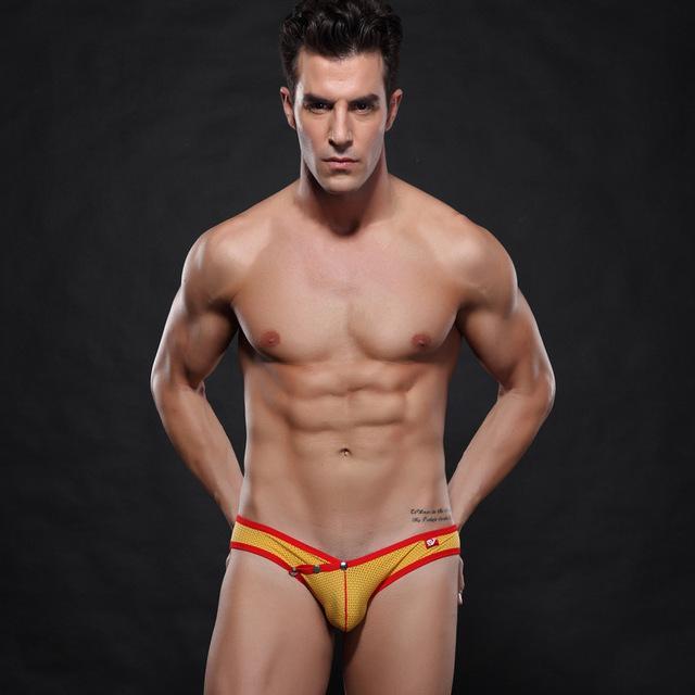 Mesh Snap Skinny Briefs | dmunderwear detail image 2