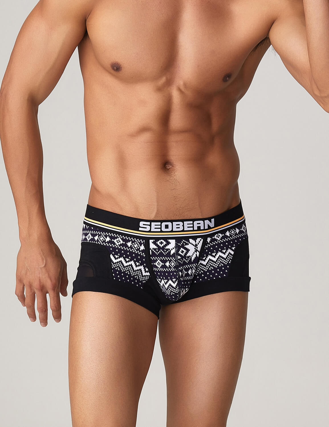 Mesh Stitching Boxer Brief 220206 | dmunderwear detail image 9