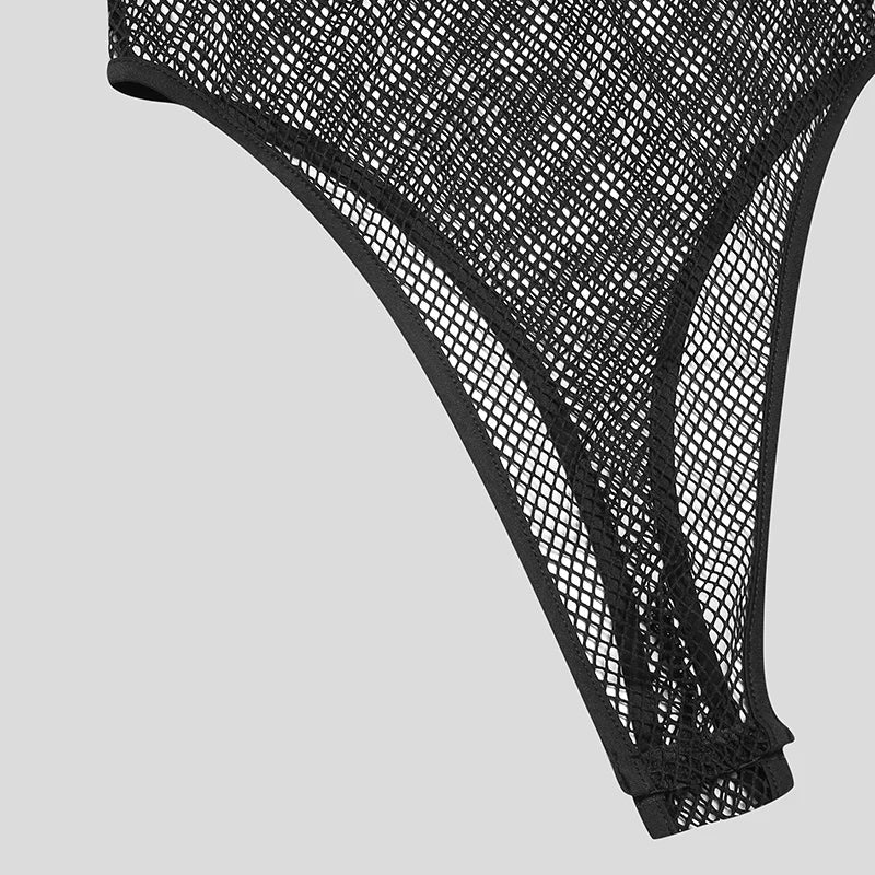 Mesh Tank Top Body Suit | dmunderwear detail image 7