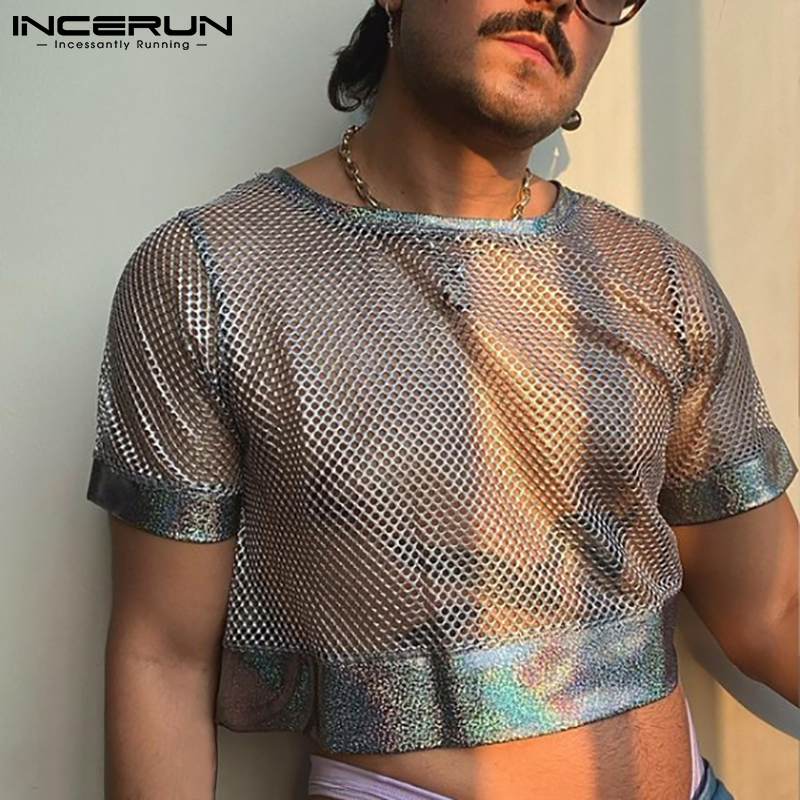 Metallic Crop Top T-shirt | dmunderwear detail image 4