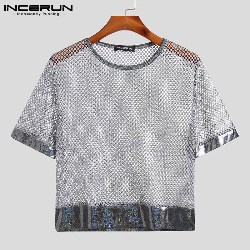 Metallic Crop Top T-shirt | dmunderwear detail image 6