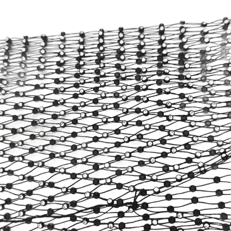 Metallic Glitter Fishnet Tank top | dmunderwear detail image 7
