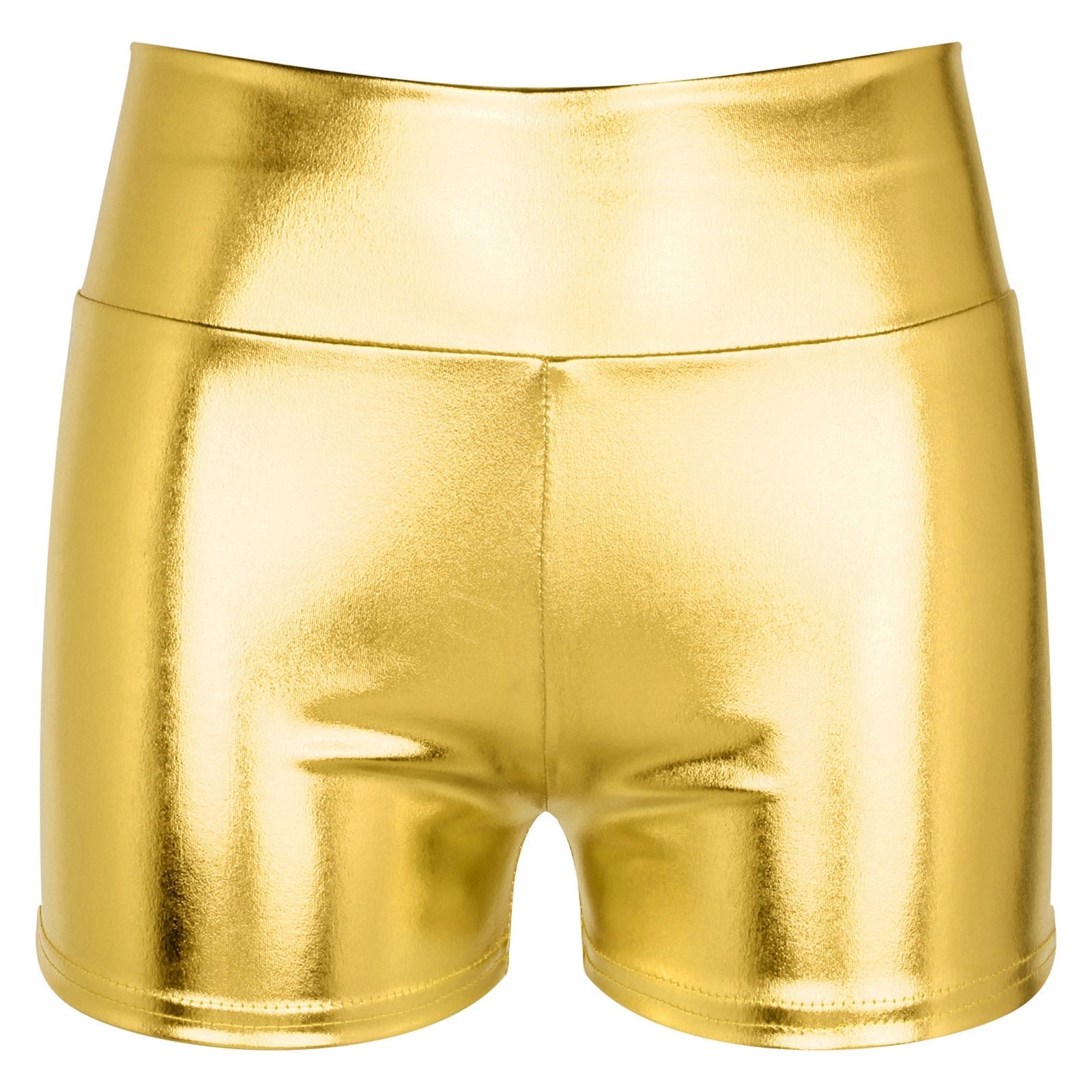 Metallic High Waisted Booty Shorts | dmunderwear detail image 8