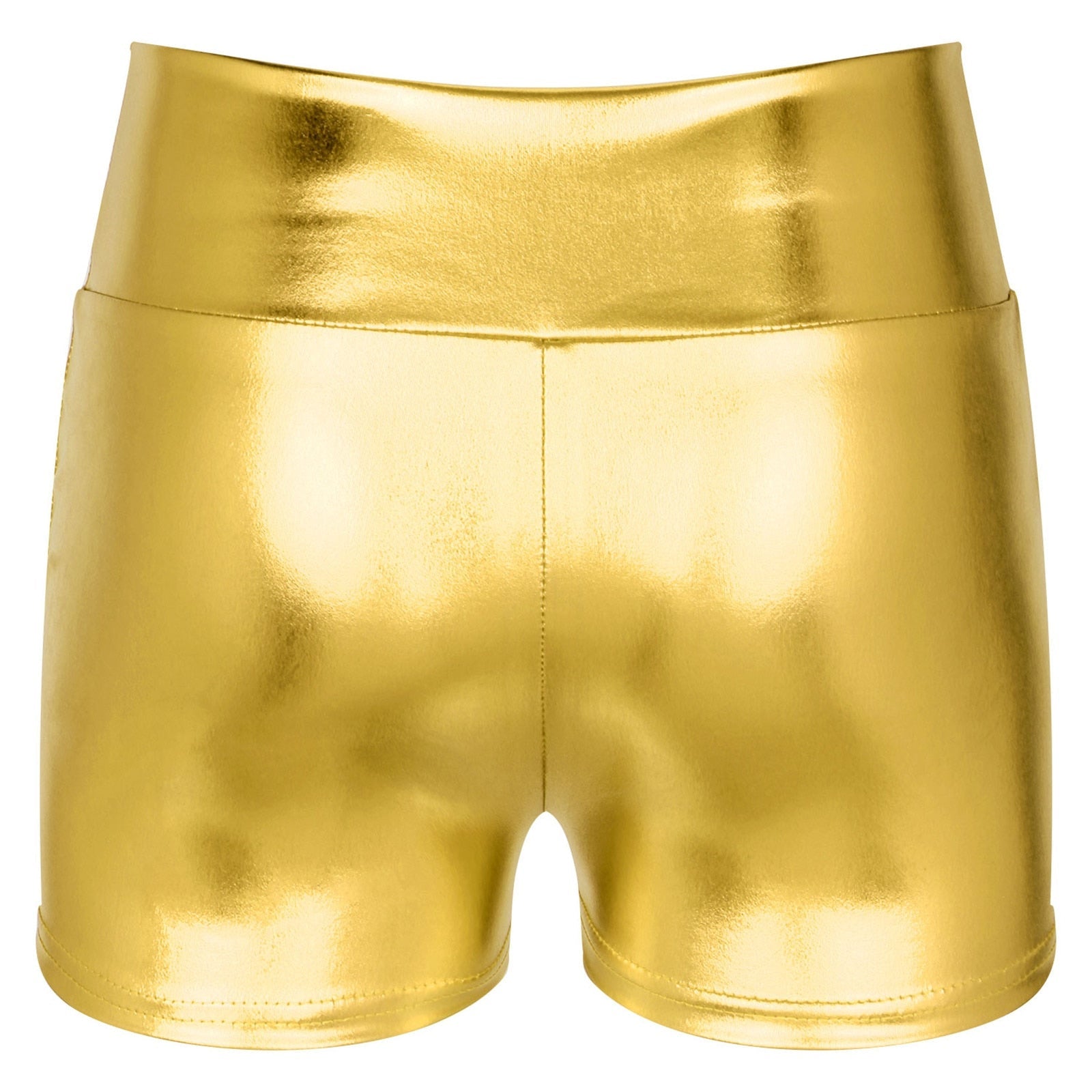 Metallic High Waisted Booty Shorts | dmunderwear detail image 9