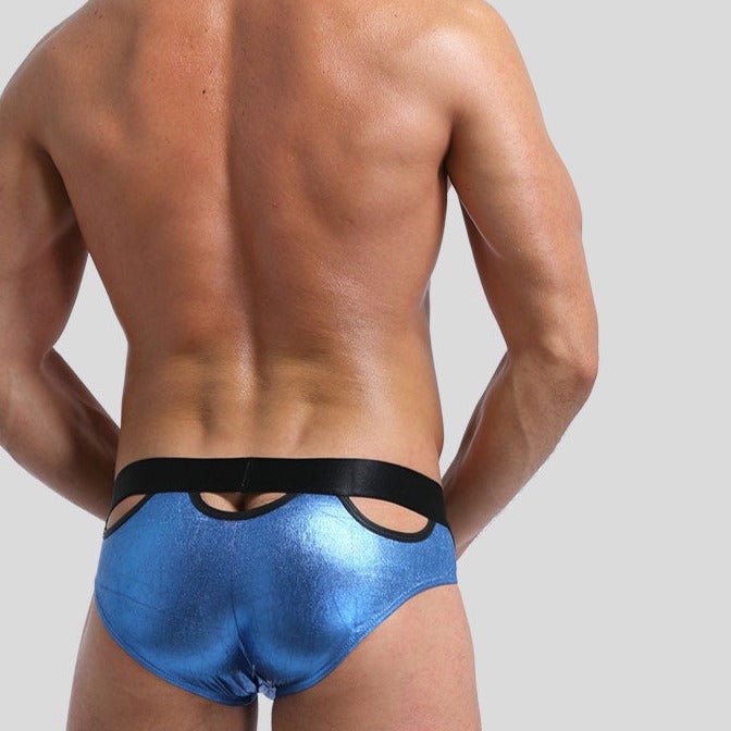 Metallic Hollow Top Briefs | dmunderwear detail image 2