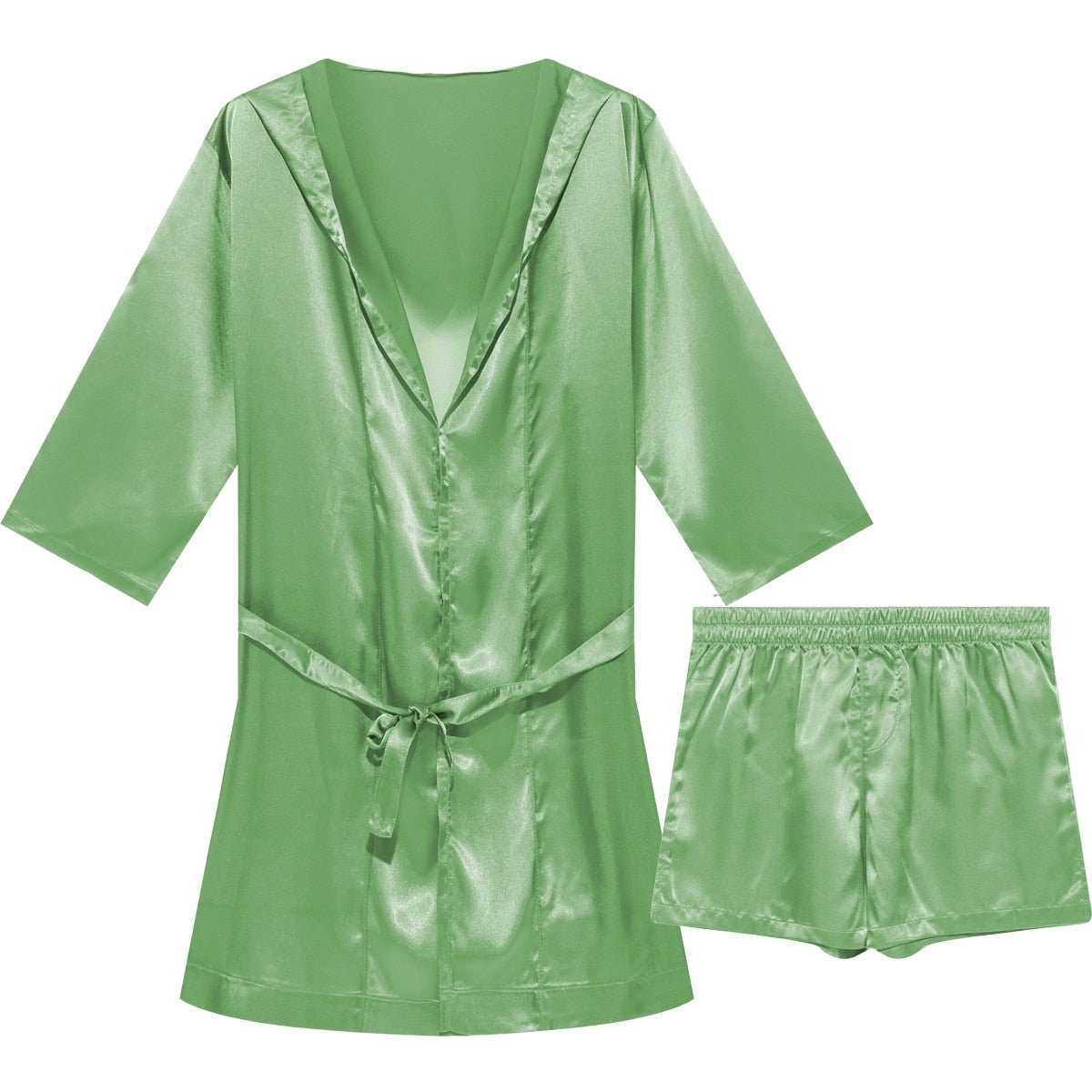 Metallic Hooded Robe + Boxers | dmunderwear detail image 12