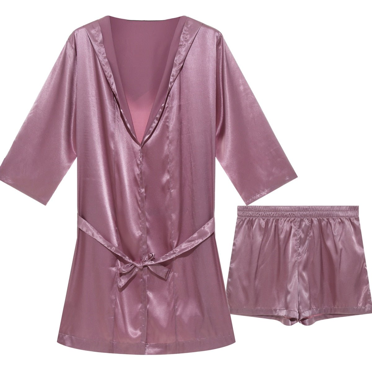 ORVLS Metallic Hooded Robe + Boxers | dmunderwear detail image 5