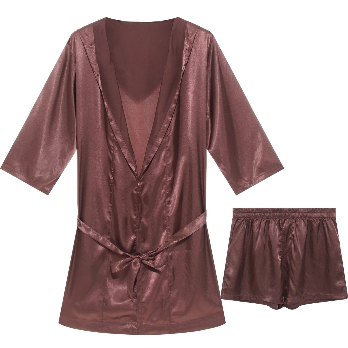 ORVLS Metallic Hooded Robe + Boxers | dmunderwear detail image 8