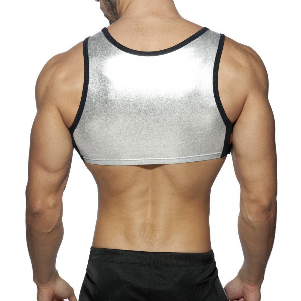 Metallic Pec Harness | dmunderwear detail image 13