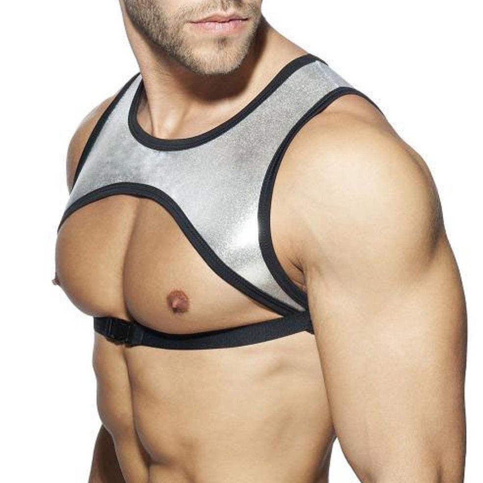 ORVLS Metallic Pec Harness | dmunderwear detail image 8