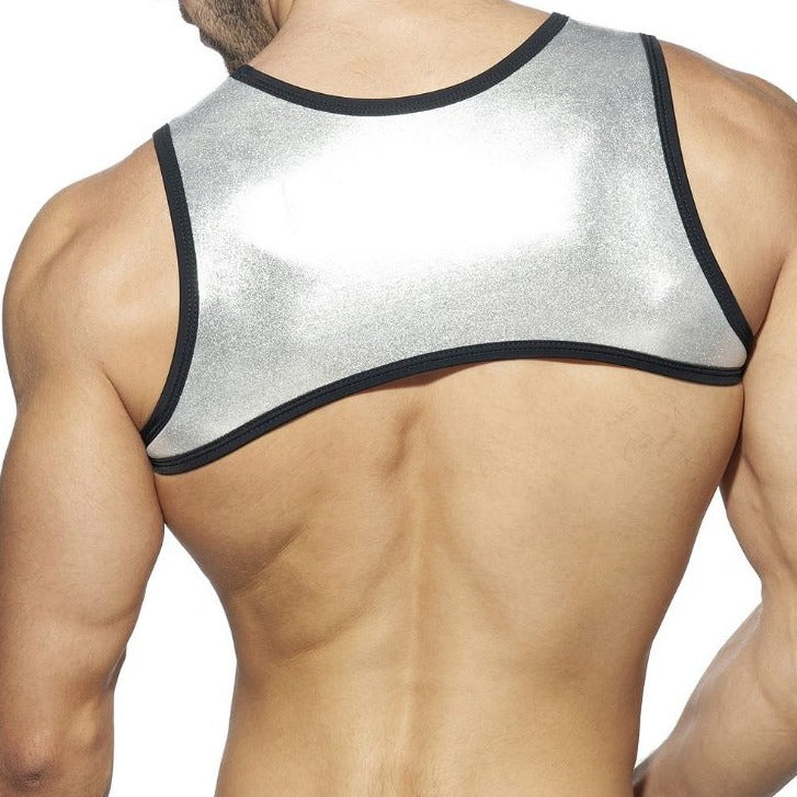 ORVLS Metallic Pec Harness | dmunderwear detail image 9