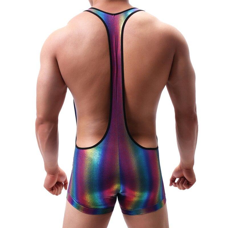 ORVLS Metallic Rainbow Singlet | dmunderwear detail image 2
