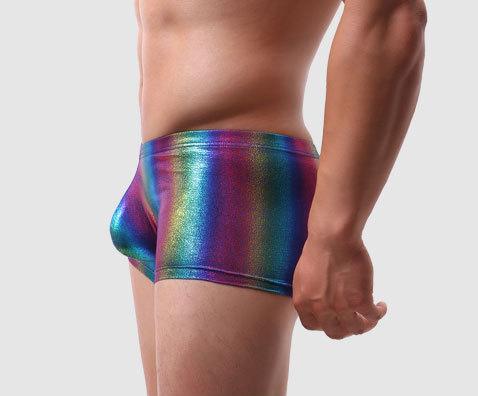 Metallic Rainbow Tanktop + Boxers | dmunderwear detail image 16