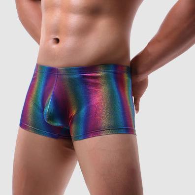 Metallic Rainbow Tanktop + Boxers | dmunderwear detail image 17