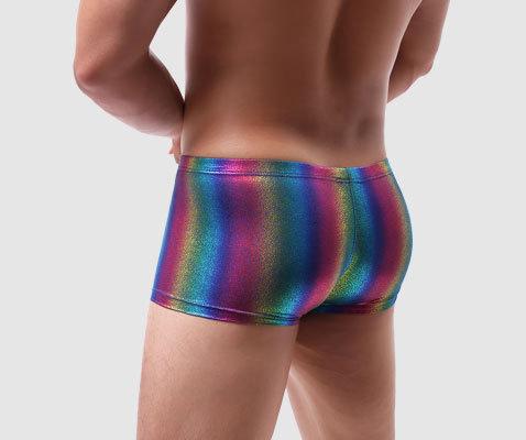 Metallic Rainbow Tanktop + Boxers | dmunderwear detail image 18