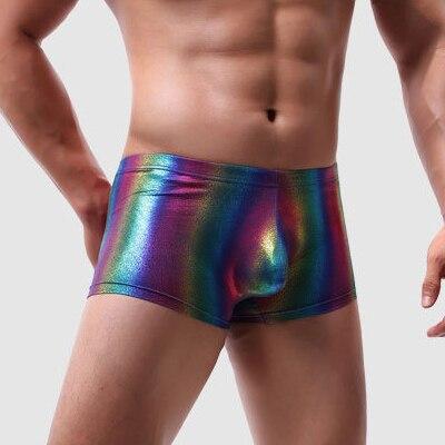 ORVLS Metallic Rainbow Tanktop + Boxers | dmunderwear detail image 14