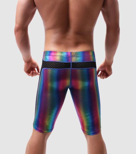 ORVLS Metallic Rainbow Tanktop + Boxers | dmunderwear detail image 9