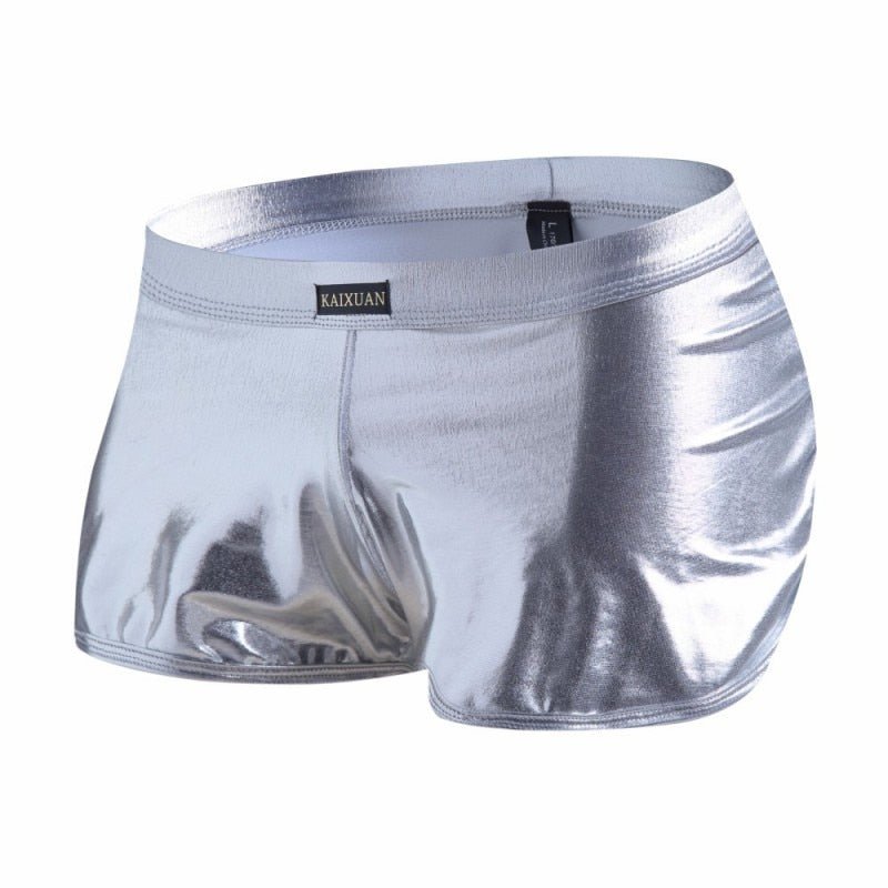 Metallic Sideshow Running Shorts | dmunderwear detail image 6
