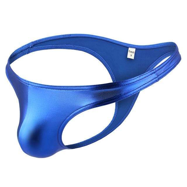 Metallic Triangle Thong | dmunderwear detail image 7