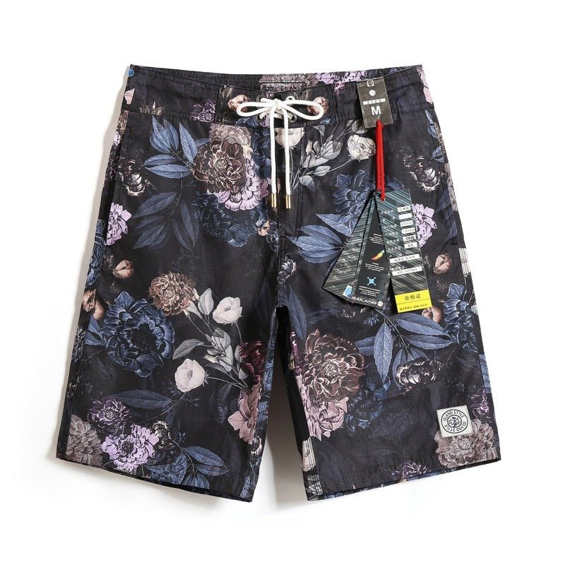 ORVLS Midnight Blossom Bermuda Board Shorts | dmunderwear