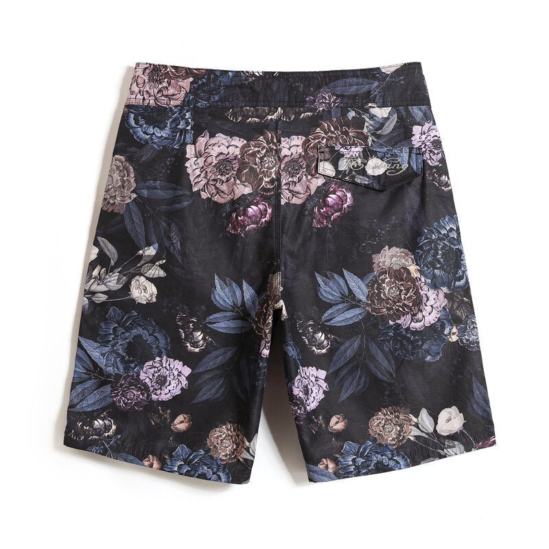 ORVLS Midnight Blossom Bermuda Board Shorts | dmunderwear detail image 2