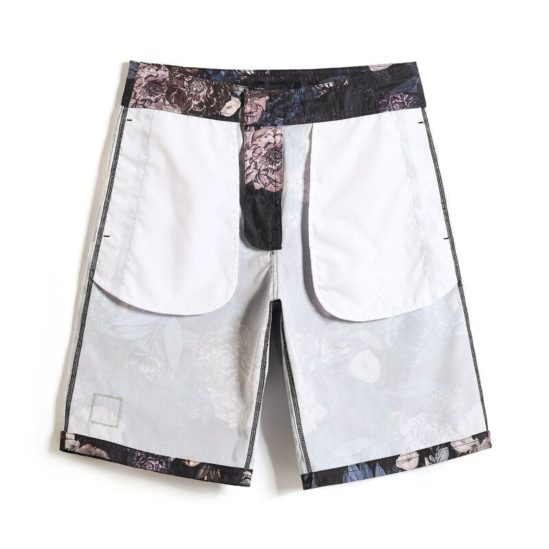 ORVLS Midnight Blossom Bermuda Board Shorts | dmunderwear detail image 3
