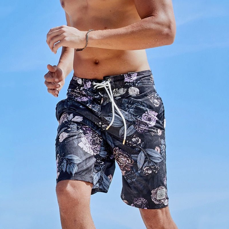 ORVLS Midnight Blossom Bermuda Board Shorts | dmunderwear detail image 5