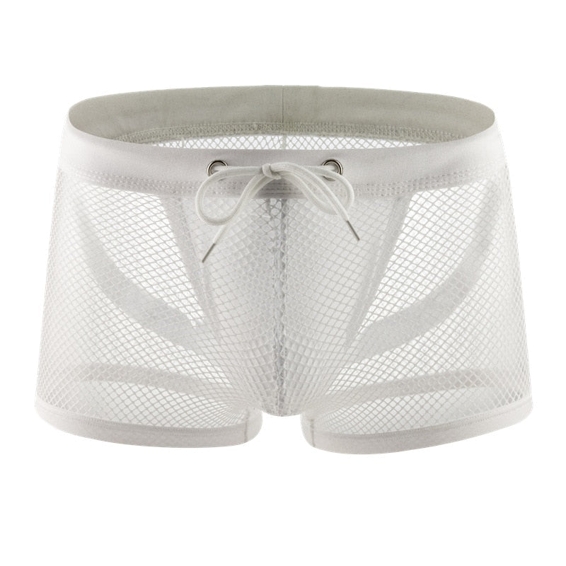 Midnight Mesh Jock Shorts | dmunderwear detail image 7