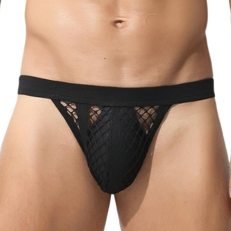 Midnight Mesh Jockstrap | dmunderwear