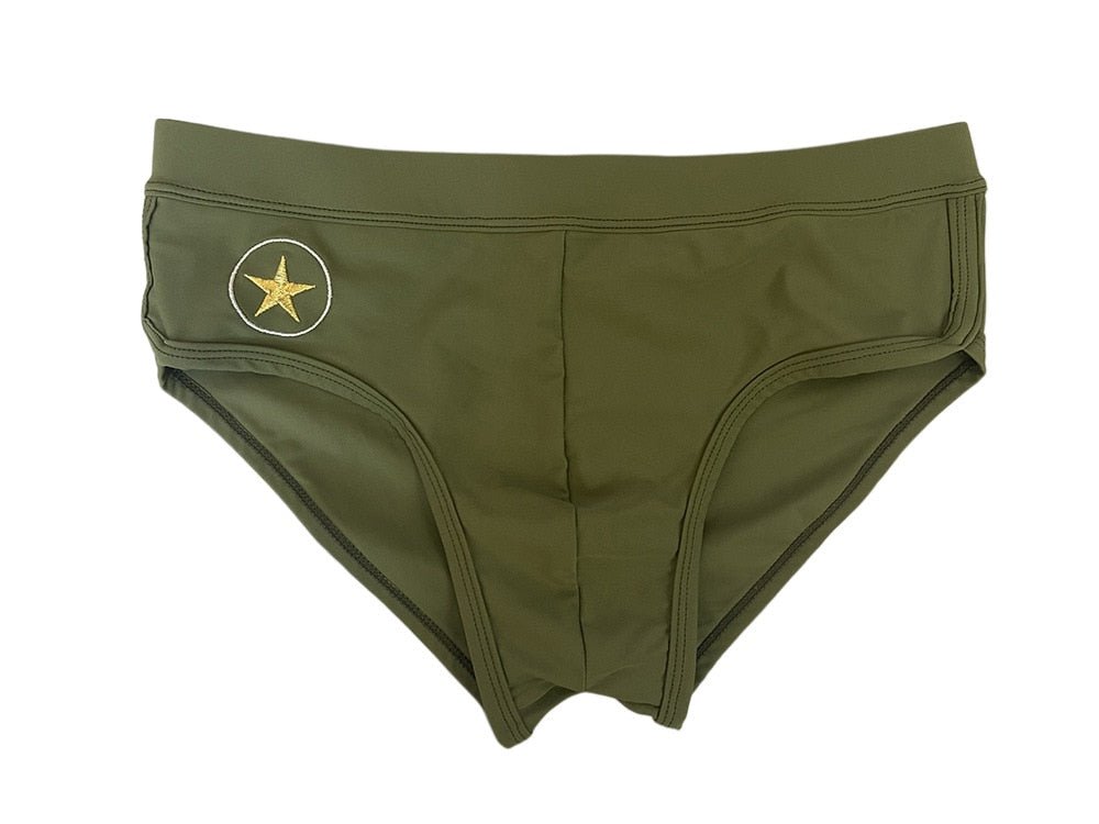 ORVLS Military Star Swim Briefs | dmunderwear detail image 10