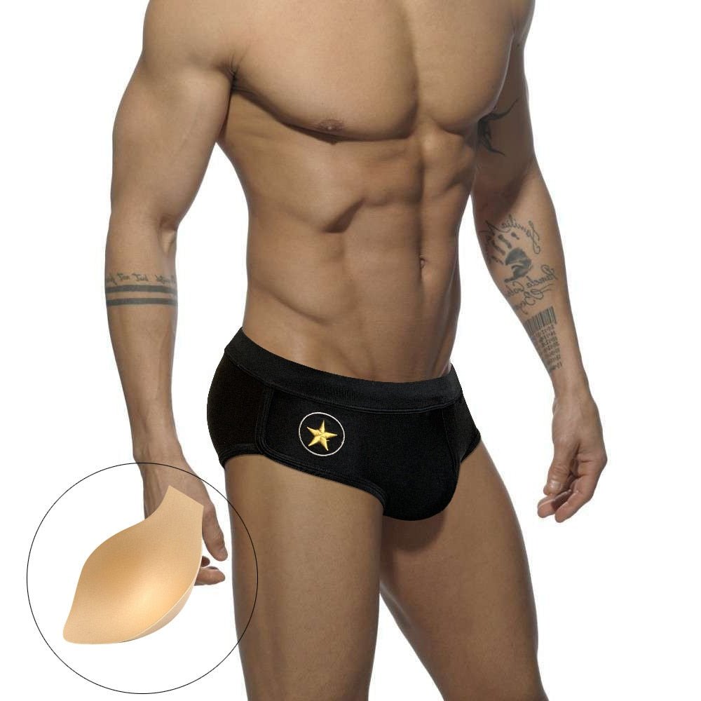 ORVLS Military Star Swim Briefs | dmunderwear detail image 5