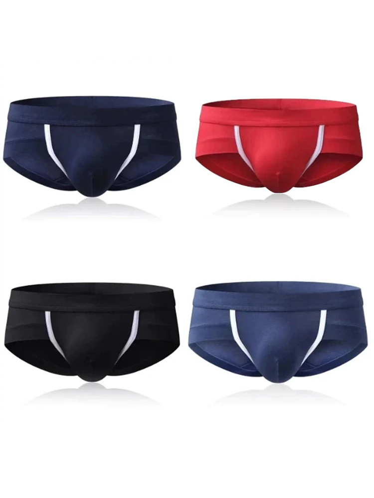 4 Pack Breathable Modal U Convex Pouch Briefs | dmunderwear detail image 14