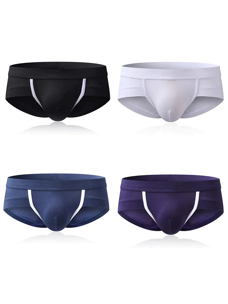 4 Pack Breathable Modal U Convex Pouch Briefs | dmunderwear detail image 20