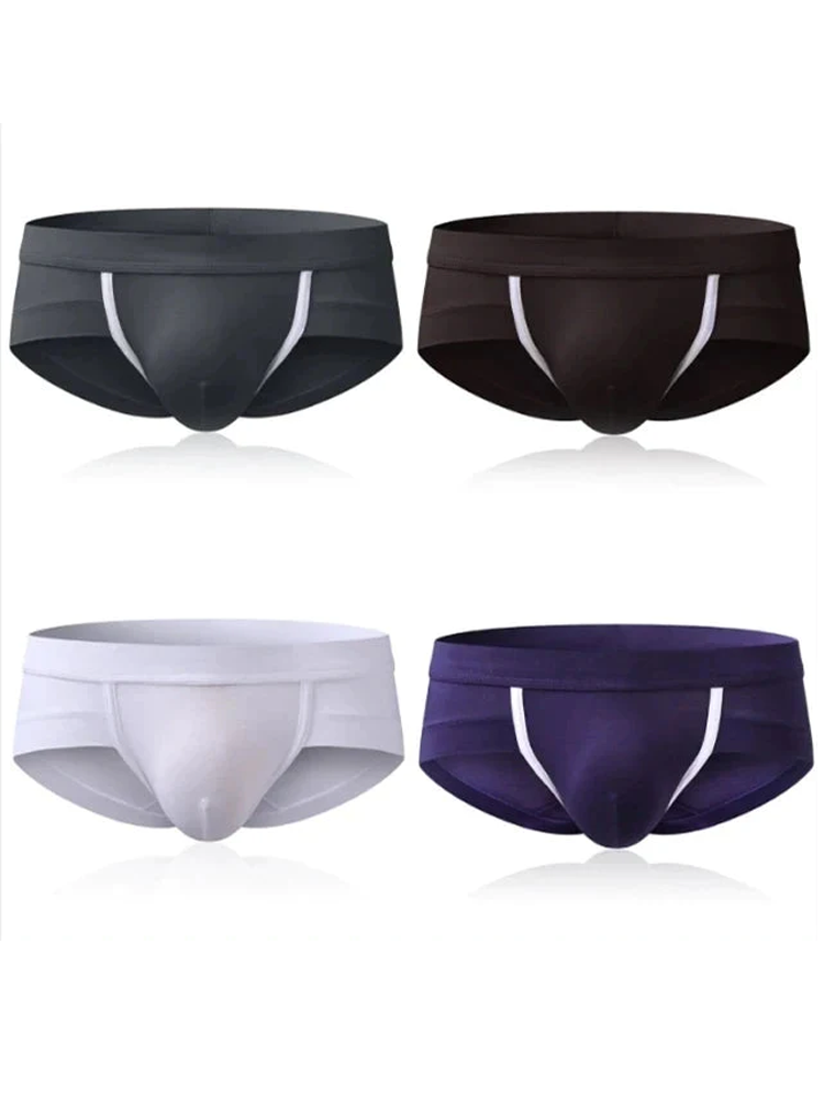 4 Pack Breathable Modal U Convex Pouch Briefs | dmunderwear detail image 8