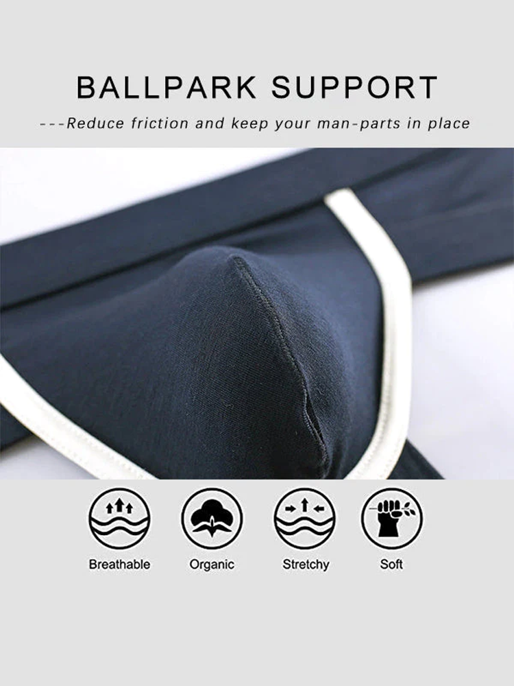4 Pack Breathable Modal U Convex Pouch Briefs | dmunderwear detail image 9