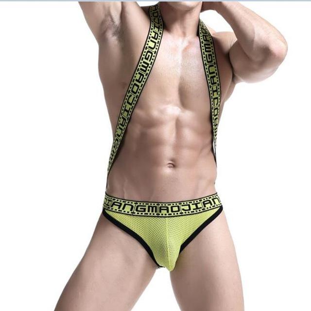 ORVLS Movie Strip Suspender Jockstrap | dmunderwear detail image 5