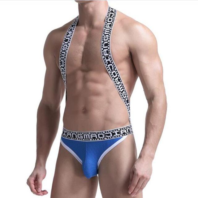 ORVLS Movie Strip Suspender Jockstrap | dmunderwear detail image 6
