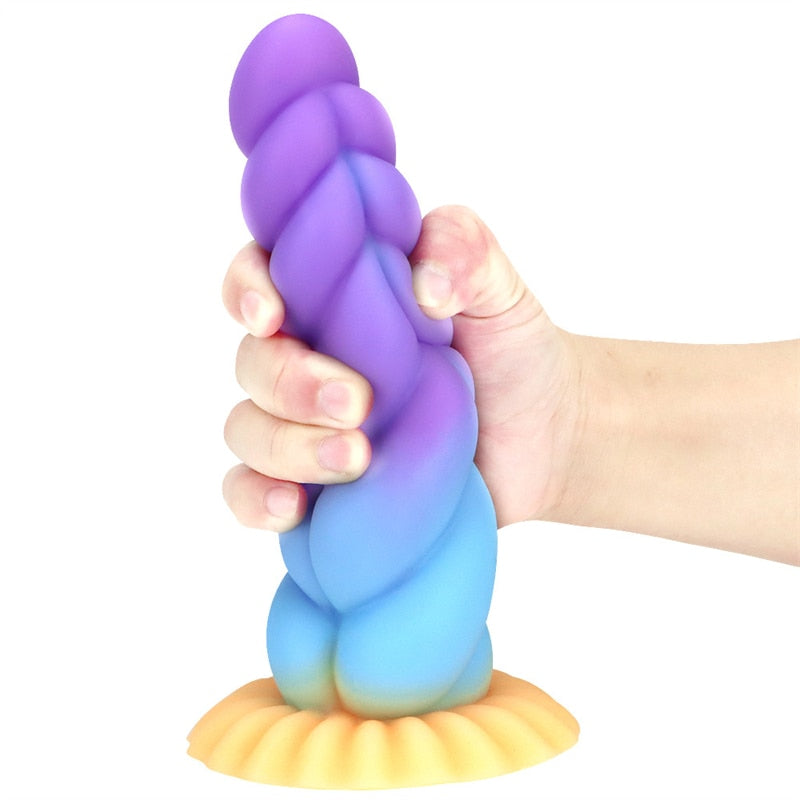 Multi-Color Alien Dildo | dmunderwear detail image 10